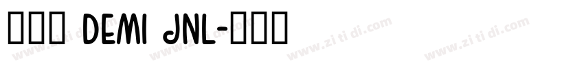 触控笔 Demi JNL字体转换